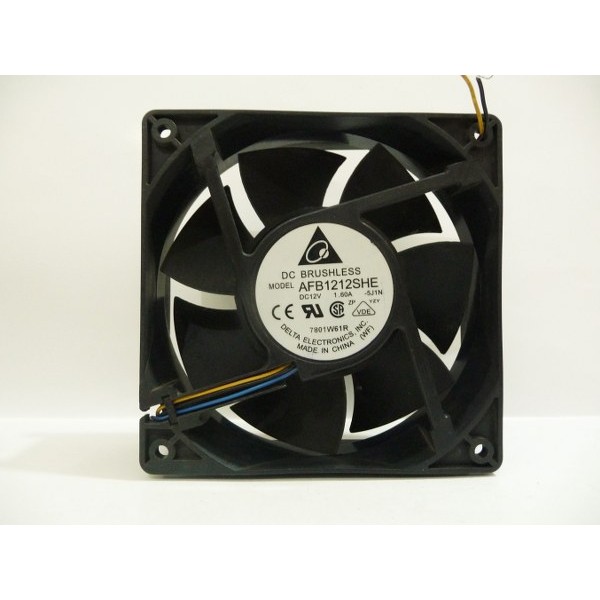 Cooling Fan, AFB1212SHE, DC12V 1.60A, Delta, China 